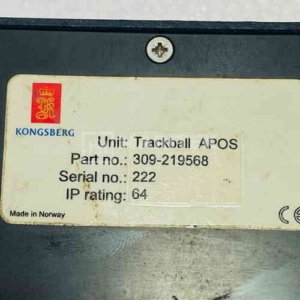 Kongsberg Maritime 309-219568 Trackball APOS unit