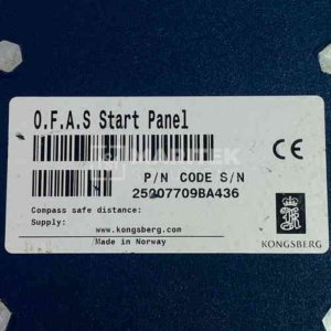 Kongsberg 25207709BA436 O.F.A.S Start Panel