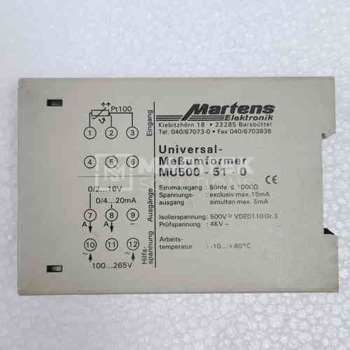 52. MU500-51-0 (5) Martens Elektronik MU500-51-0 Universal Transducer