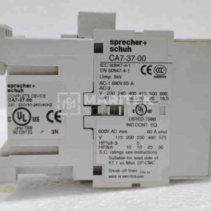 Sprecher+Schuh CA7-37-00 3-Pole IEC contactor