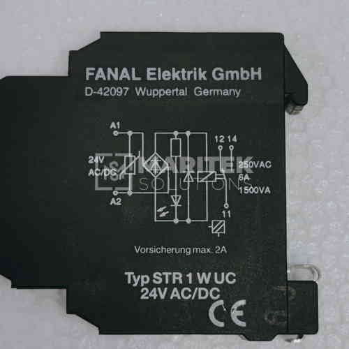 7. STR 1 W UC (1) FANAL Elektrik GmbH STR 1 W UC Contact relay