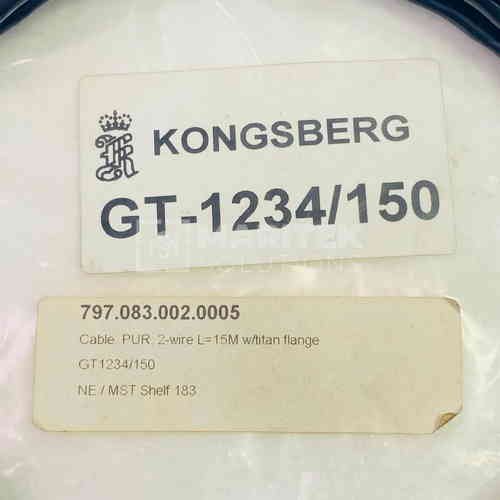 8. GT-1234150 (1) Kongsberg GT-1234/150 Industrial cable assembly