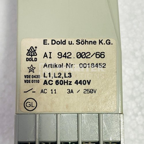 AI 942 00266 (5) E. Dold & Söhne AI 942.002/66 Minitimer time delay relay