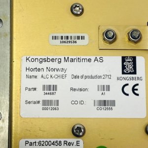 Kongsberg Maritime AS ALC K-CHIEF Alarm and Command operator panel (344687)