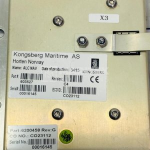 Kongsberg Maritime AS ALCNAV(603530) Alarm and Command Panel