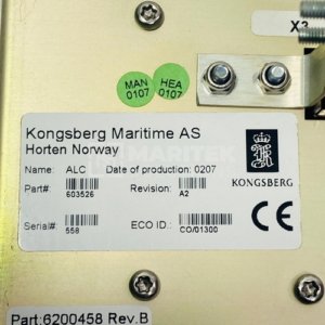 Kongsberg Maritime AS 603527 Alarm and Command Panel