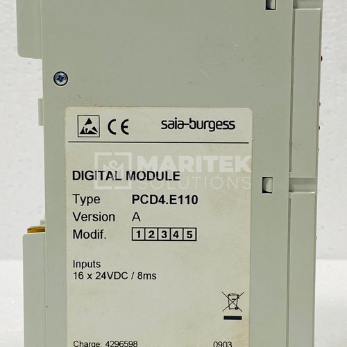 PCD4 E110 (2) Saia-Burgess PCD4.E110 Digital input module