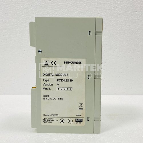 PCD4 E110 (6) Saia-Burgess PCD4.E110 Digital input module