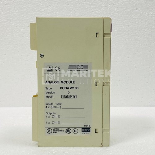 PCD4 W100 (3) Saia PCD4.W100 Analog input module