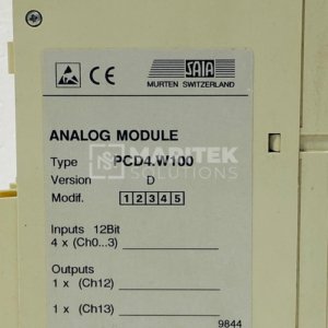 Saia PCD4.W100 Analog input module
