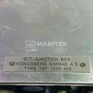 Kongsberg Simrad TEF 1040 400 O.T. Junction Box
