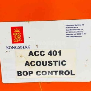 Kongsberg Maritime ACC 401 Acoustic BOP (Blowout Preventer) Control unit
