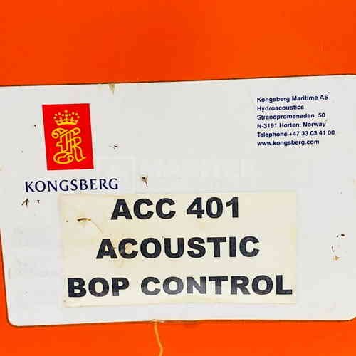 13. ACC 401 (4) Kongsberg Maritime ACC 401 Acoustic BOP (Blowout Preventer) Control unit
