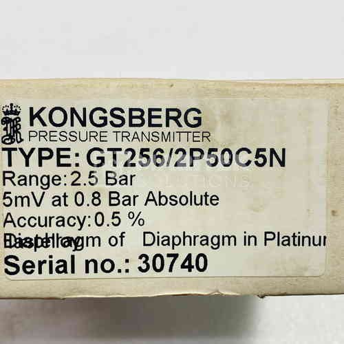 13. GT2562P50C5N (6) Kongsberg GT256/2P50C5N Pressure transmitter