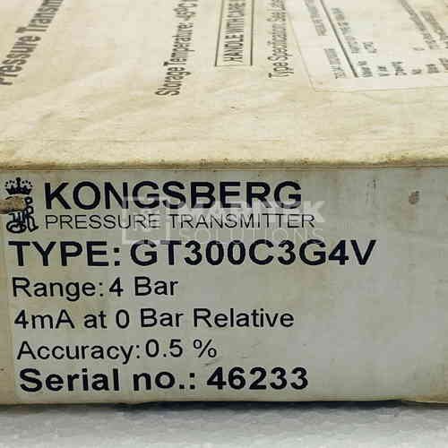17. GT300C3G4V (4) Kongsberg GT300C3G4V Pressure Transmitter