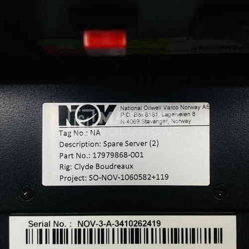 17979868-001 (2) National Oilwell Varco 17979868-001 Spare Server