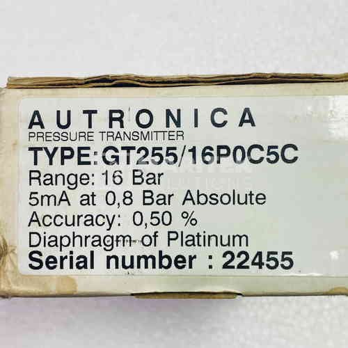 19. GT-25516P0C5C (5) Autronica GT255/16P0C5C Pressure transmitter