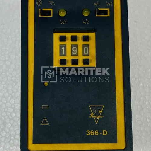 366-D (2) Pleiger Elektronik 366-D Controller Industrial/marine automation control unit