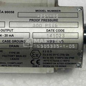 Barksdale 425X-05 Pressure transducer