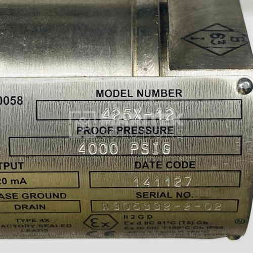 425X-12(Range 0…2000PSI) (4) Barksdale 425X-12 Pressure transducer (Range 0-2000 PSI)