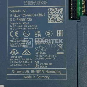 Siemens 6ES7 155-6Au01-0BN0 Digital Input Module (S C-PNB91426)