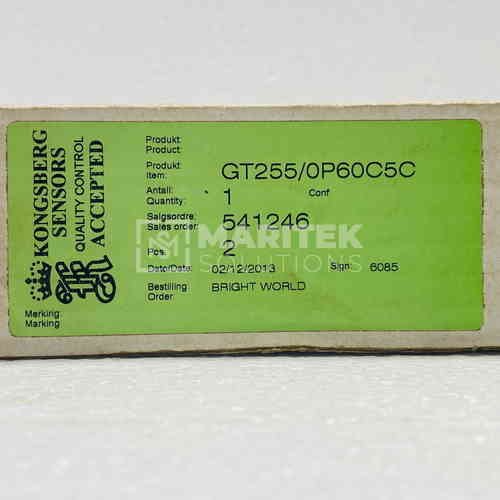 9. GT2550P60C5C (1) Kongsberg GT255/0P60C5C Pressure transmitter