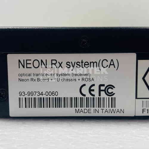 93-99734-0060 (2) Neon Rx system (CA) 93-99734-0060 Optical transceiver receiver