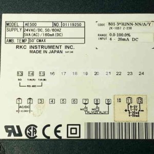 RKC Instrument AE500 Digital Indicator / Process Temperature Controller