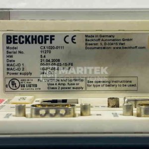 Beckhoff CX1020-0111 Embedded PC basic CPU module