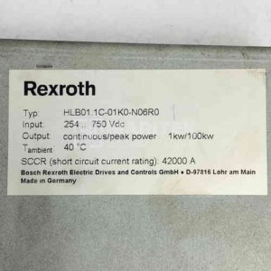 Rexroth HLB01.1C-01K0-N06R0 Servo drive power section