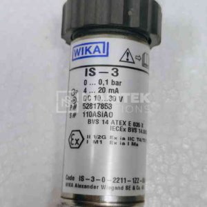 WIKA IS-3 Intrinsically safe industrial pressure transmitter