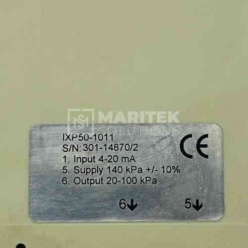 IXP50-1011 (6) Pondus Instruments IXP50-1011 Current-to-Pressure converter