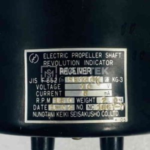 Nunotani Keiki Seisakusho JIS F8521-FE130K-KG-3 Electric propeller shaft revolution indicator receiver