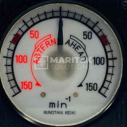 JIS F 8521 – FE130K KG-3 (4) Nunotani Keiki Seisakusho JIS F8521-FE130K-KG-3 Electric propeller shaft revolution indicator receiver