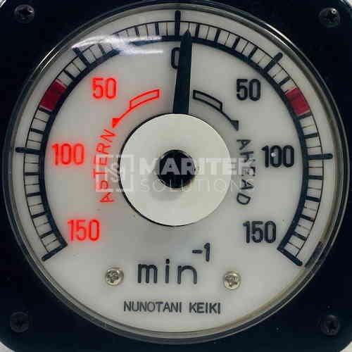 JIS F 8521-FL90K KG-3 (3) Nunotani Keiki Seisakusho JIS F 8521-FL90K KG-3 Electric propeller shaft revolution indicator receiver