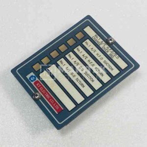KT Electric KT-GSL-06 Marine alarm and indication panel faceplate