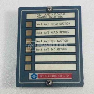 KT Electric KT-GSL-06 Marine alarm and indication panel faceplate