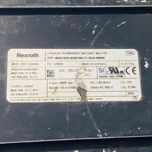 Rexroth MSK100A-0200-NN-S1-BG0-NNNN 3-phase permanent magnet motor