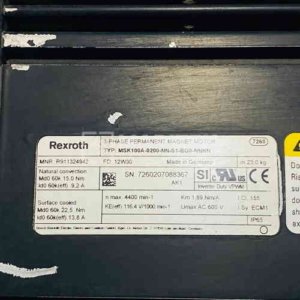 Rexroth MSK100A-0200-NN-S1-BG0-NNNN 3-phase permanent magnet motor