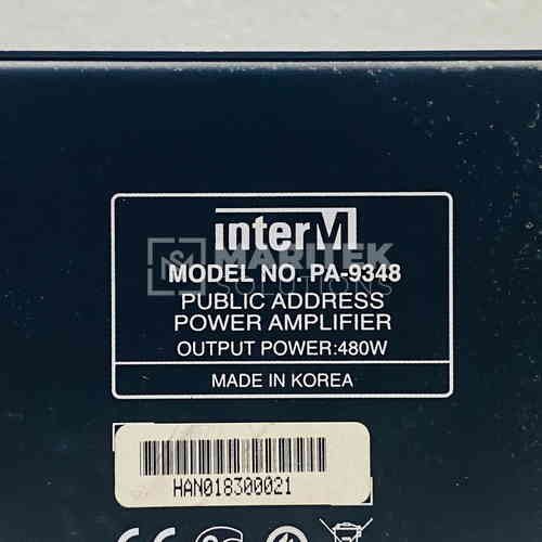 PA-9348 (5) Inter-M PA-9348 Public Address Power Amplifier