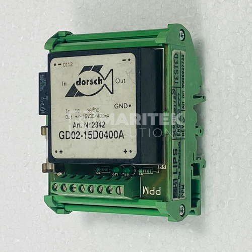 Dorsch GD02-15D0400A DIN-rail mounted DC power supply module