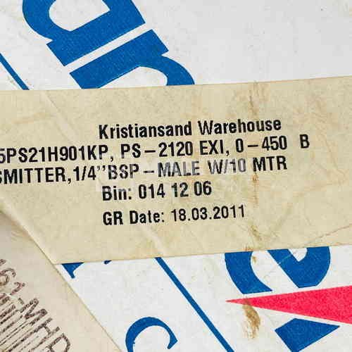 PS-2120(Range 0-450 bar) (7) Scansense PS-2120 Pressure Transmitter (Range 0-450bar)