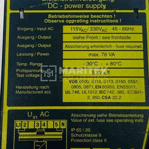 PSL C243 (3) FEAS PSL C243 DC Power Supply