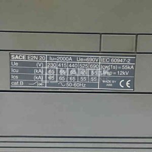 ABB SACE Emax E2 Air circuit breaker