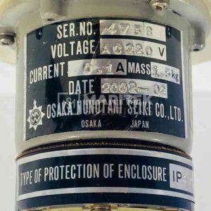 Osaka Nunotani Seiki TS-4N39E12 Synchro motor