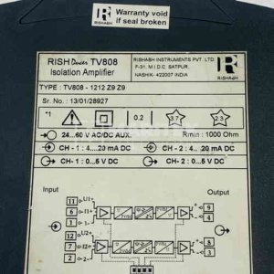 Rishabh Rish Ducer TV808-1212 Z9 Z9 Isolation amplifier