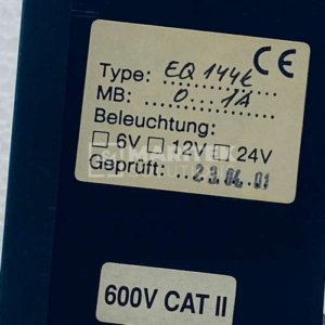Weigel Messgeräte EQ 144 K Analog moving-iron panel meter
