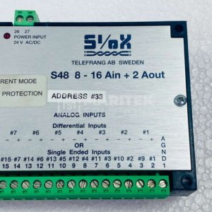 SIOX S48 8-16 Ain + 2 Aout Analog Input/Output Module