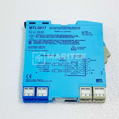 Measurement Technology MTL5017 Two-Channel Switch/Proximity Detector Interface