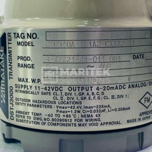 Yamatake JTG940A-1E1A2-CXXX2-T1 Industrial pressure transmitter